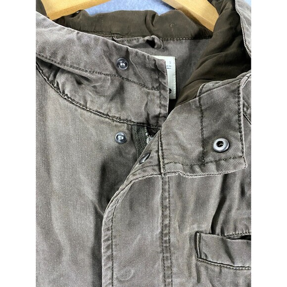 Wilfred‎ Free Jacket Women's Small Brown 100% Lyocell Long Sleeve Pockets Hooded - Picture 4 of 13